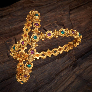 Kushal's Fashion Jewellery Antique Bangle 131629