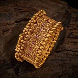 Kushal's Fashion Jewellery Antique Bangle 136294