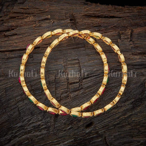 Kushal's Fashion Jewellery Antique Bangle 119085