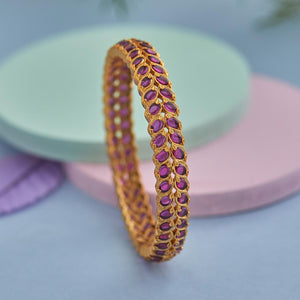 Kushal's Fashion Jewellery Antique Bangle 128158