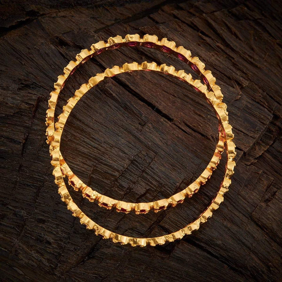 Kushal's Fashion Jewellery Antique Bangle 128159