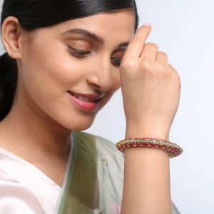 Kushal's Fashion Jewellery Antique Bangle 131076