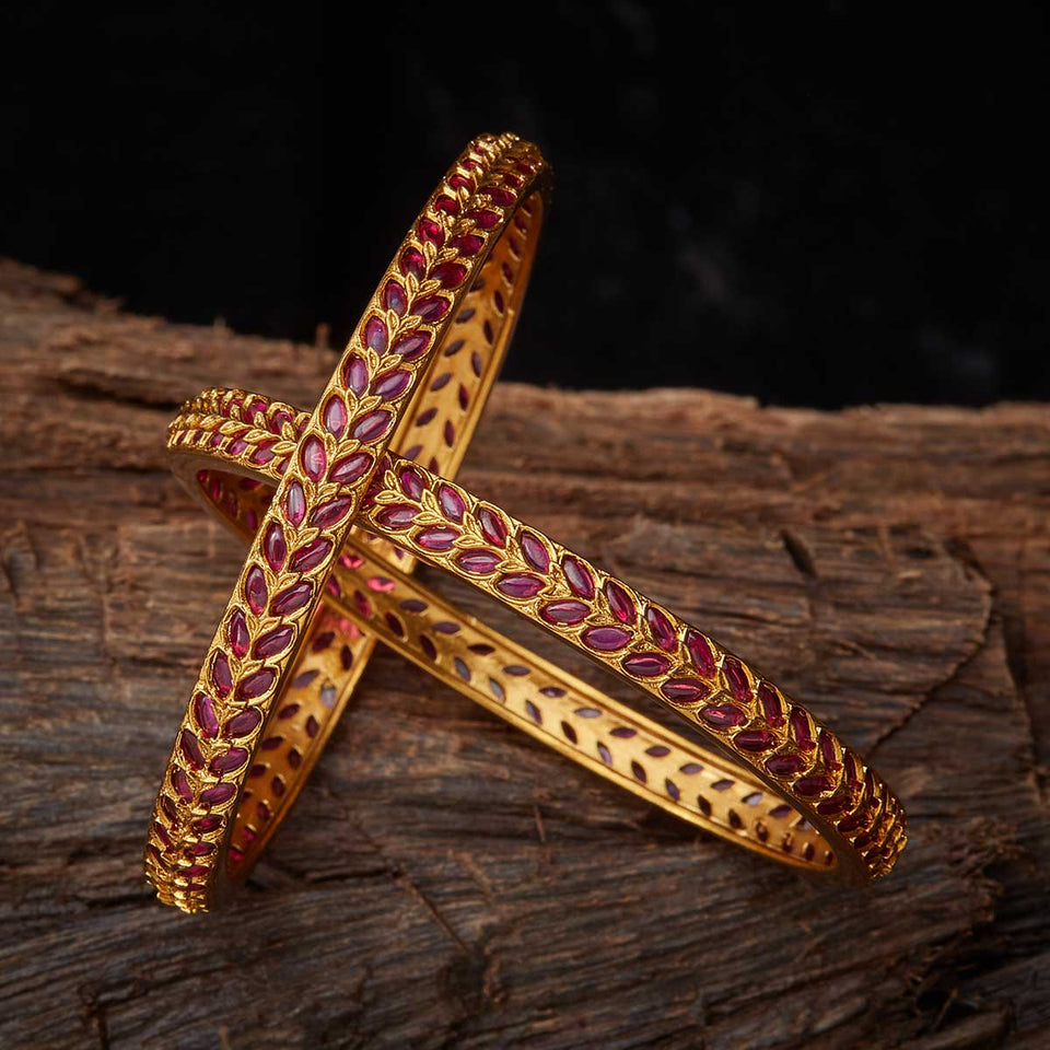 Kushal's Fashion Jewellery Antique Bangle 137951