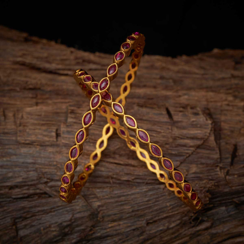 Kushal's Fashion Jewellery Antique Bangle 138906