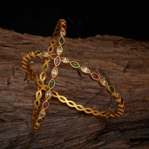 Kushal's Fashion Jewellery Antique Bangle 138906