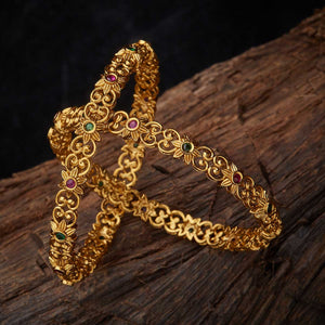 Kushal's Fashion Jewellery Antique Bangle 138997