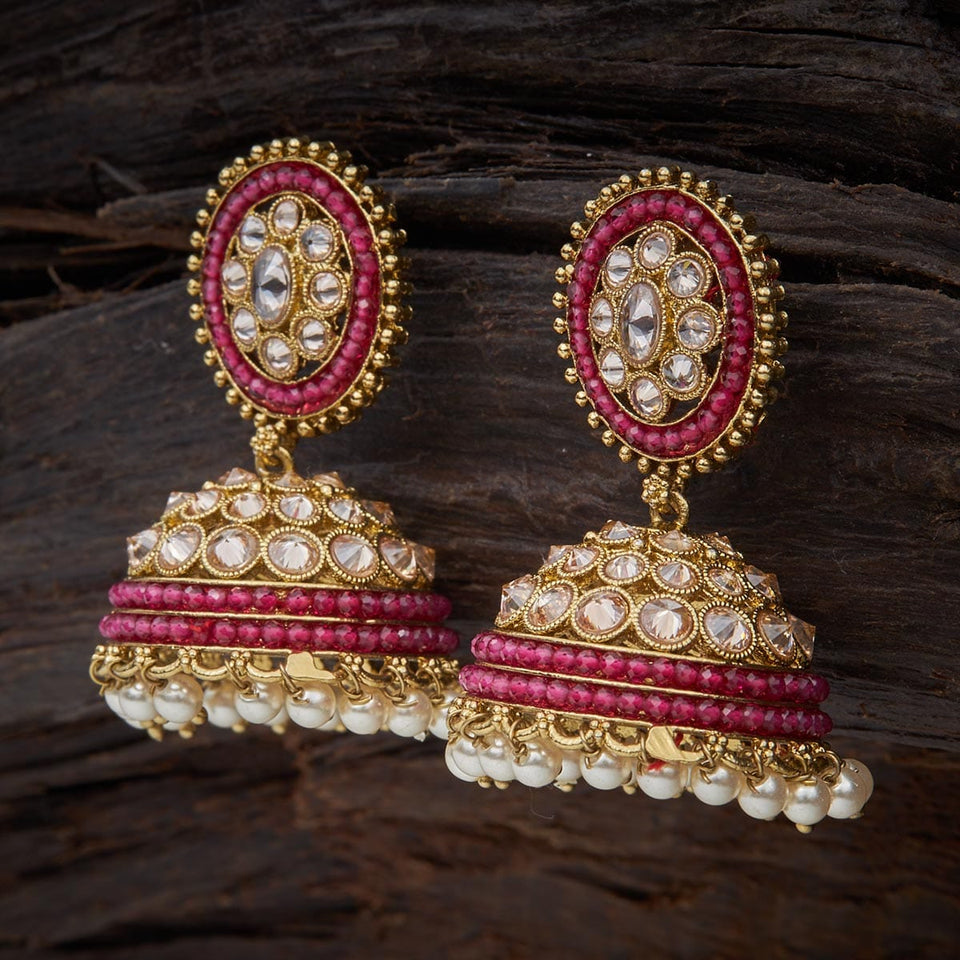 Kushal's Fashion Jewellery Antique Earring 121696