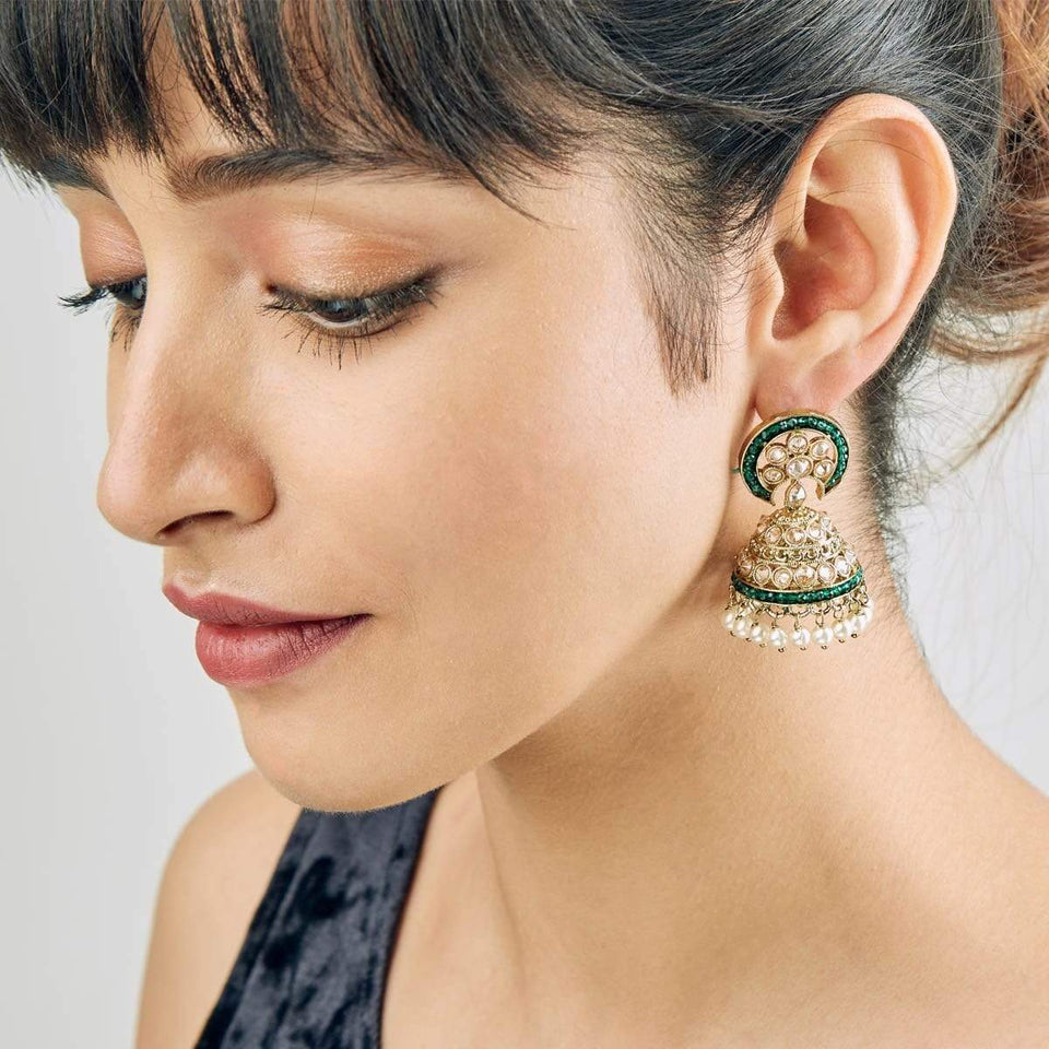 Kushal's Fashion Jewellery Antique Earring 127326