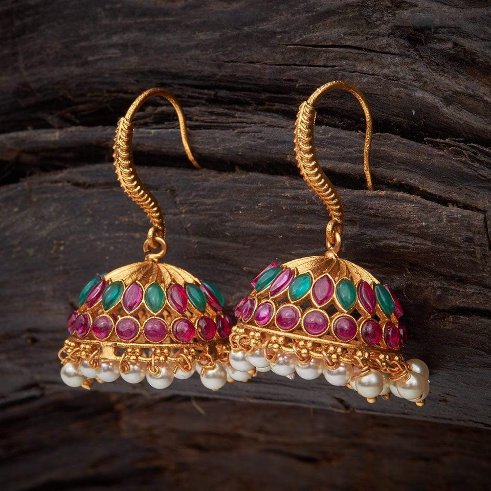 Kushal's Fashion Jewellery Antique Earring 127365