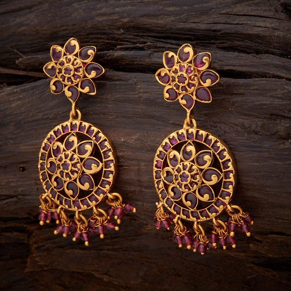 Kushal's Fashion Jewellery Antique Earring 128197