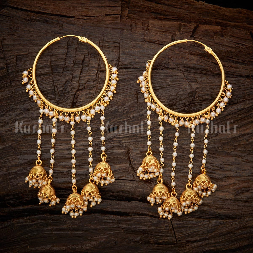 Kushal's Fashion Jewellery Antique Earring 129023