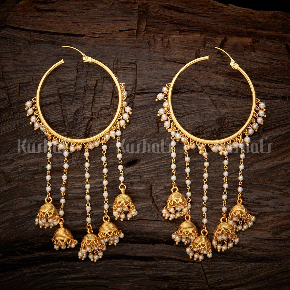 Kushal's Fashion Jewellery Antique Earring 129023