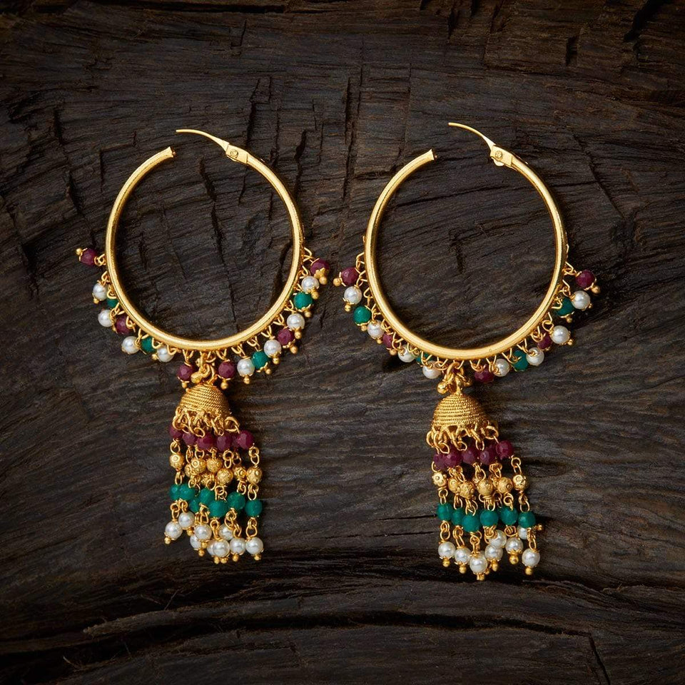 Kushal's Fashion Jewellery Antique Earring 129024