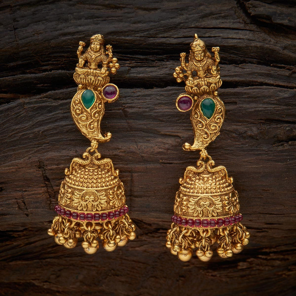 Kushal's Fashion Jewellery Antique Earring 129389