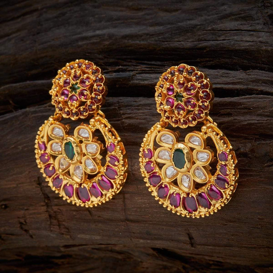 Kushal's Fashion Jewellery Antique Earring 129569