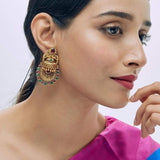 Kushal's Fashion Jewellery Antique Earring 131008