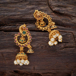 Kushal's Fashion Jewellery Antique Earring 136756