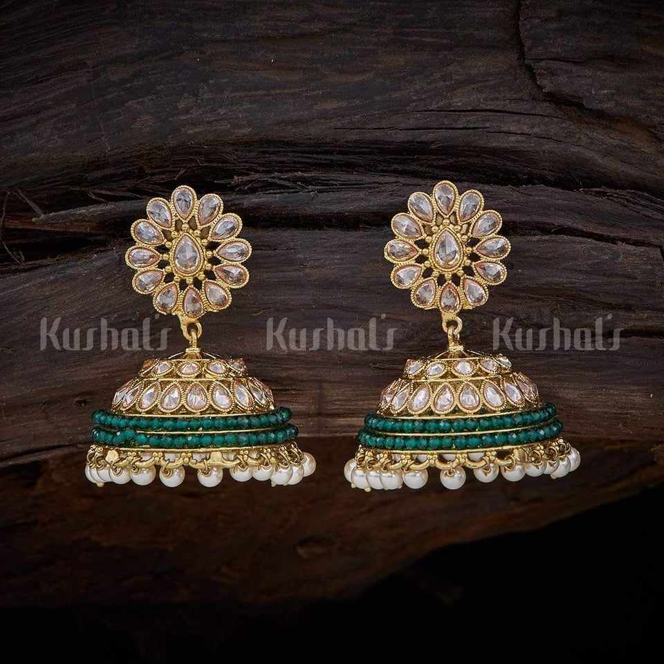 Kushal's Fashion Jewellery Antique Earring 122333