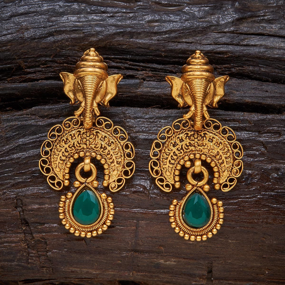 Kushal's Fashion Jewellery Antique Earring 124501
