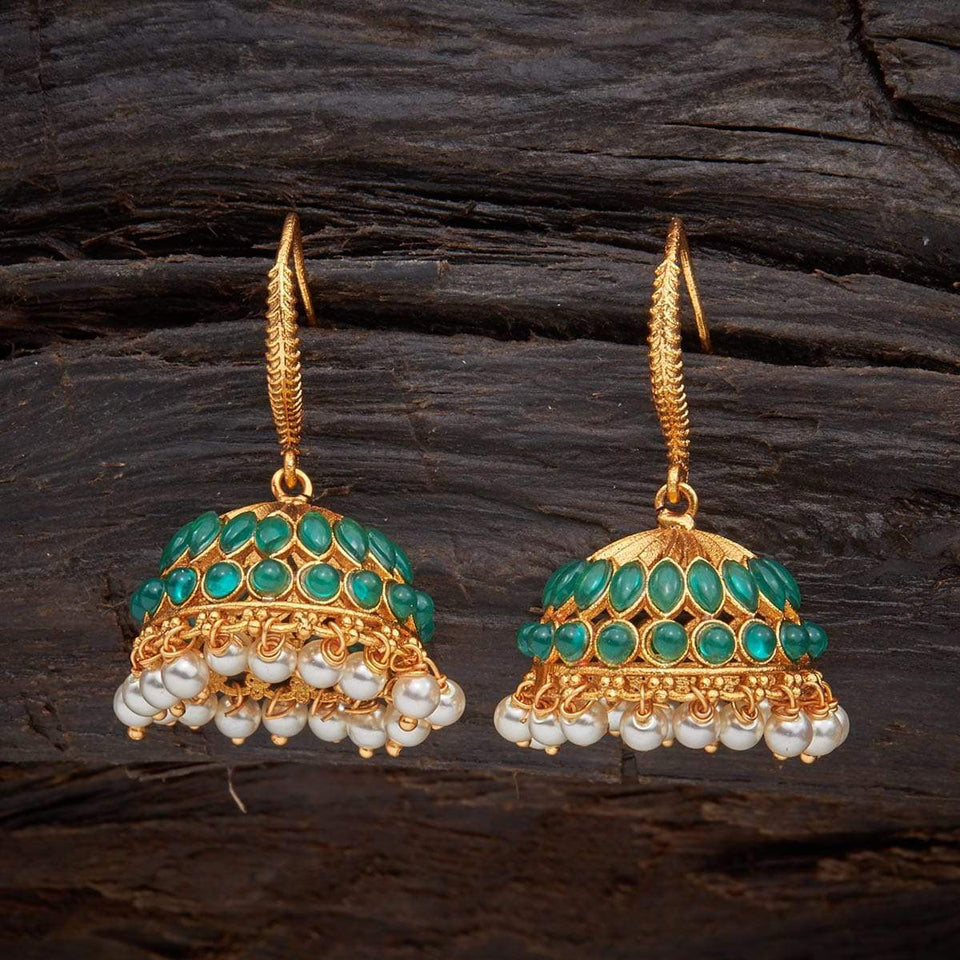 Kushal's Fashion Jewellery Antique Earring 127365
