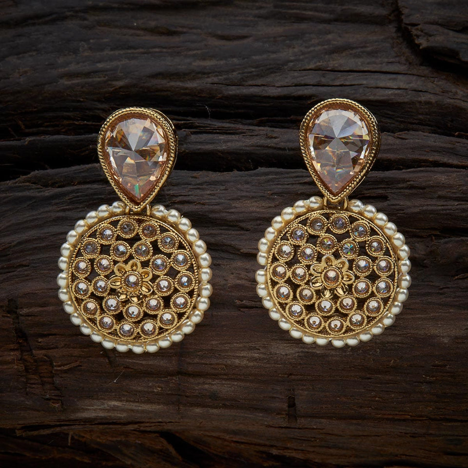 Kushal's Fashion Jewellery Antique Earring 129163