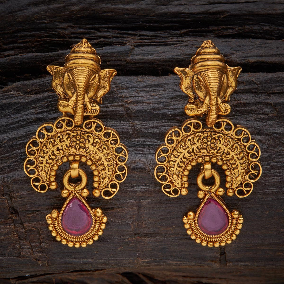 Kushal's Fashion Jewellery Antique Earring 124501