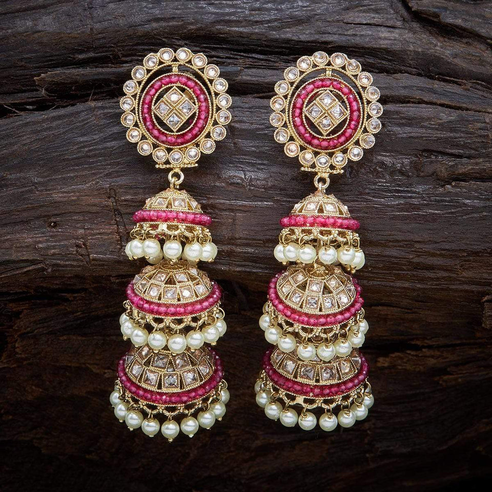 Kushal's Fashion Jewellery Antique Earring 127325