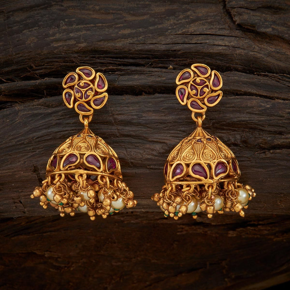 Kushal's Fashion Jewellery Antique Earring 127700