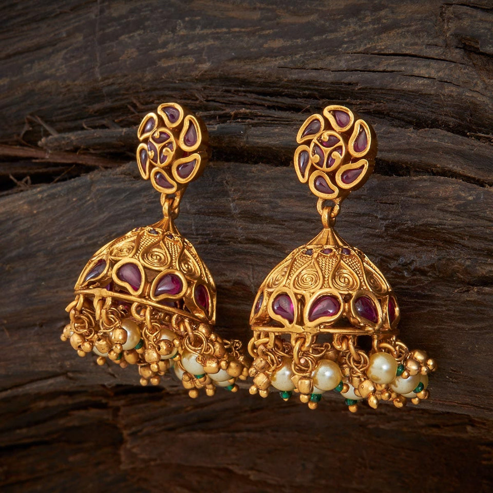 Kushal's Fashion Jewellery Antique Earring 127700