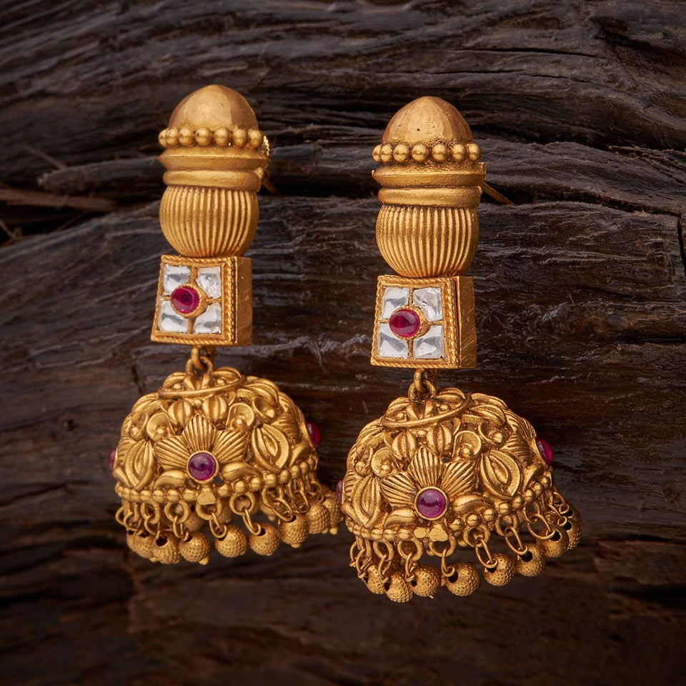 Kushal's Fashion Jewellery Antique Earring 128824
