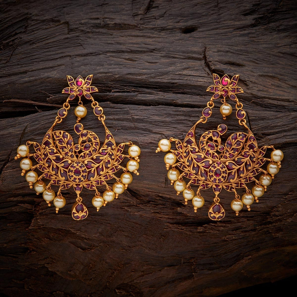 Kushal's Fashion Jewellery Antique Earring 129041