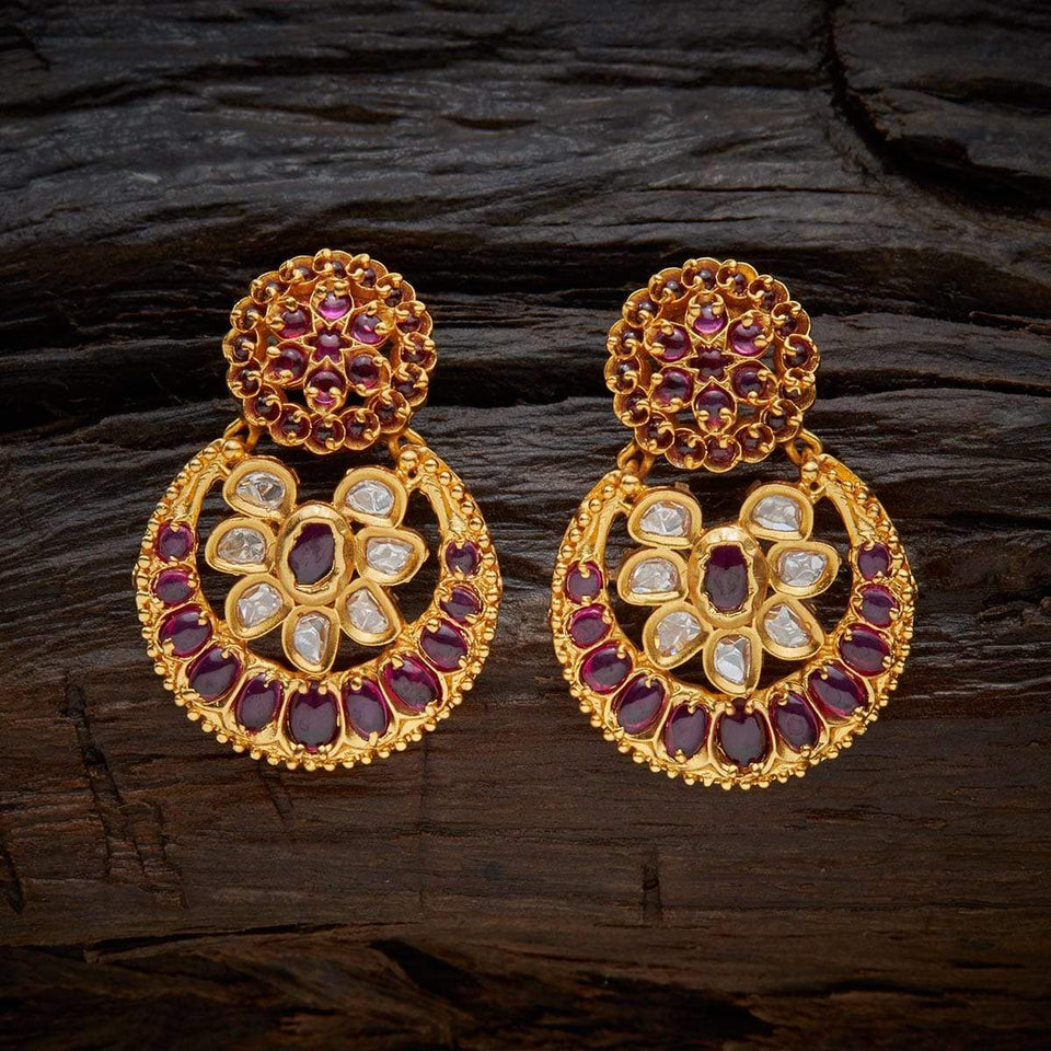 Kushal's Fashion Jewellery Antique Earring 129569