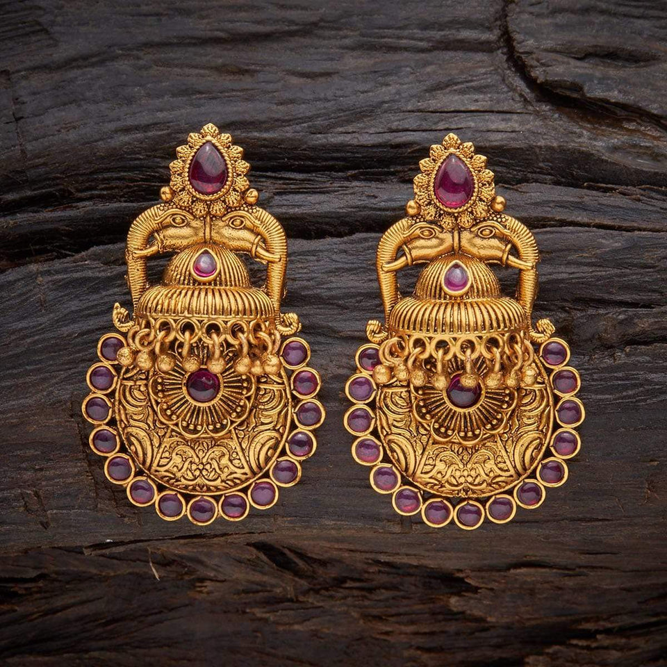 Kushal's Fashion Jewellery Antique Earring 131008