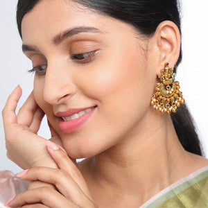 Kushal's Fashion Jewellery Antique Earring 132146