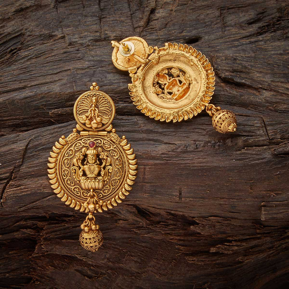Kushal's Fashion Jewellery Antique Earring 137053
