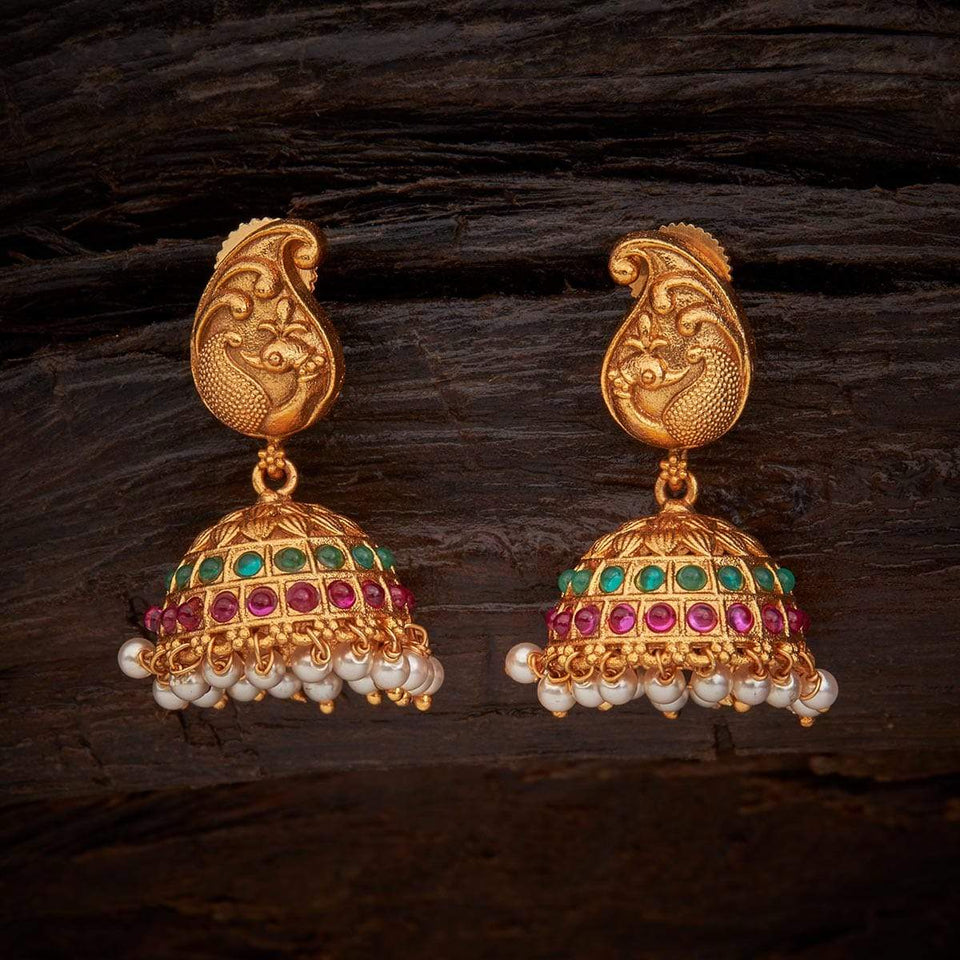 Kushal's Fashion Jewellery Antique Earring 128452