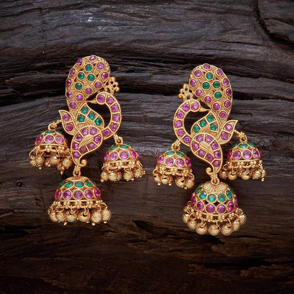 Kushal's Fashion Jewellery Antique Earring 131787