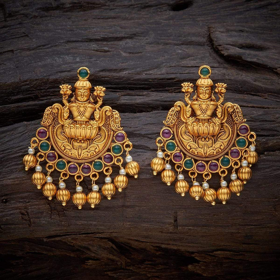 Kushal's Fashion Jewellery Antique Earring 132143
