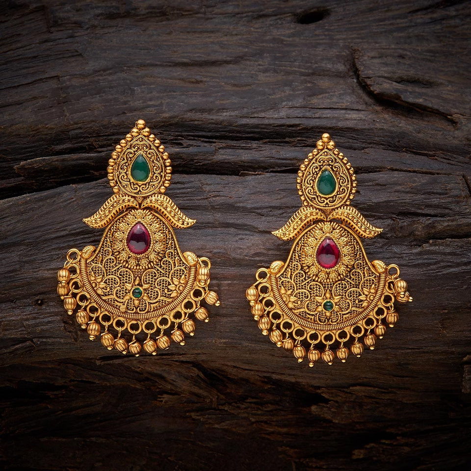Kushal's Fashion Jewellery Antique Earring 132147