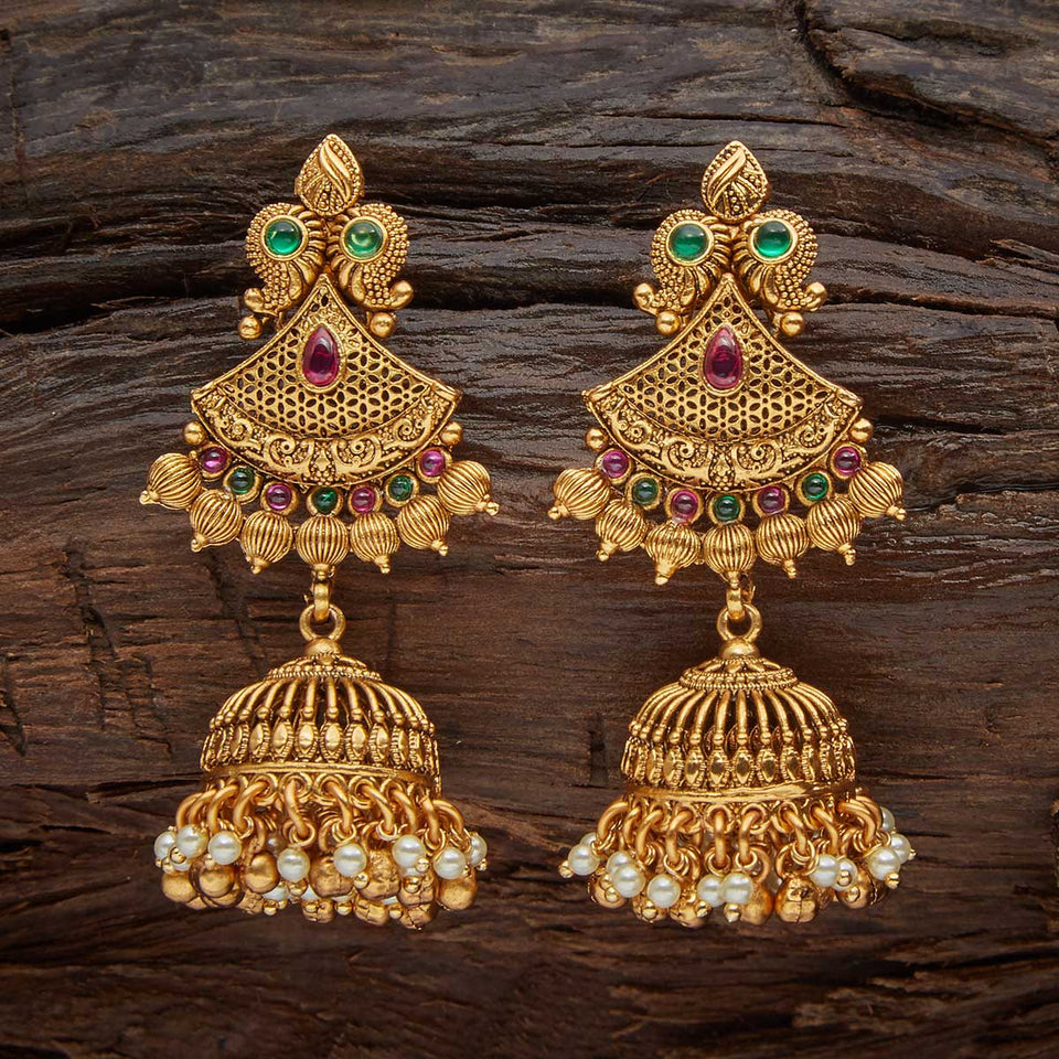 Kushal's Fashion Jewellery Antique Earring 137055