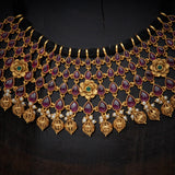 Kushal's Fashion Jewellery Antique Necklace 126493