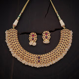 Kushal's Fashion Jewellery Antique Necklace 128816