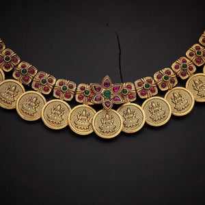 Kushal's Fashion Jewellery Antique Necklace 129578