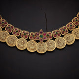 Kushal's Fashion Jewellery Antique Necklace 129578