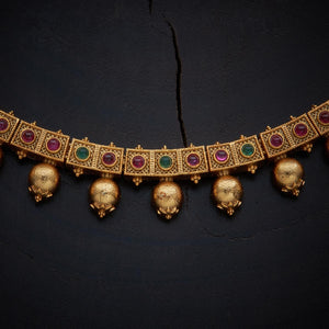 Kushal's Fashion Jewellery Antique Necklace 134384