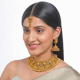 Kushal's Fashion Jewellery Antique Necklace 135028
