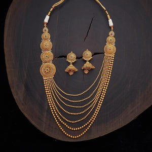 Kushal's Fashion Jewellery Antique Necklace 135045