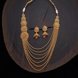 Kushal's Fashion Jewellery Antique Necklace 135045