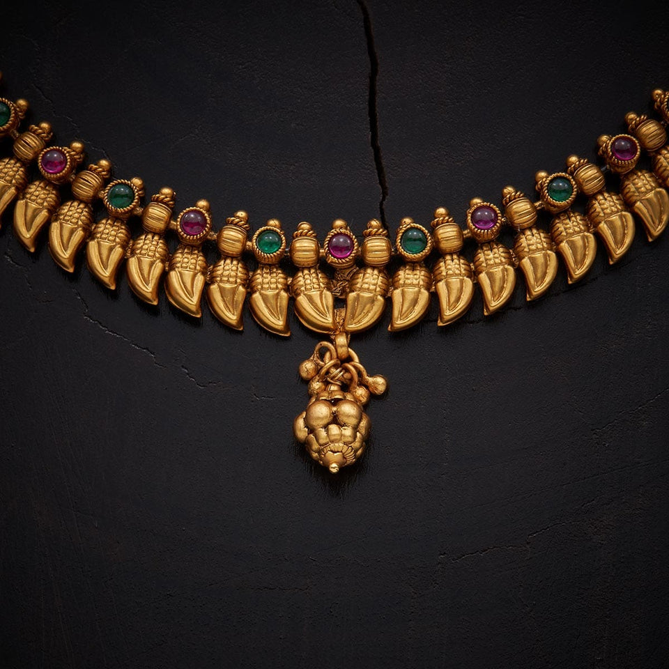 Kushal's Fashion Jewellery Antique Necklace 136283