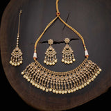 Kushal's Fashion Jewellery Antique Necklace 132016